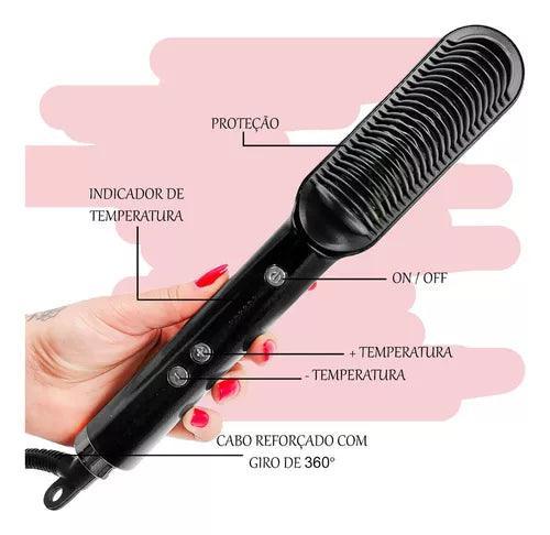 Escova Secadora Alisadora Hair Liss® 6 em 1