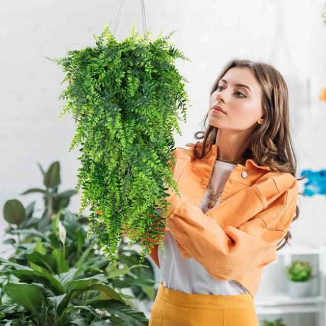 Planta artificial videira para usar como decoração em casa no sentido de trazer armonia e uma conexão ampla com a natureza. - LOJA COMPANY FOX