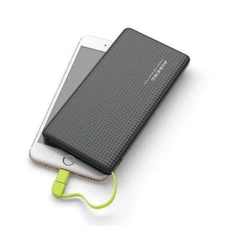 Carregador Portátil Pineng Power Bank 10.000mah com adaptador iPhone,V8