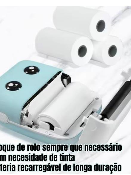 Mini impressora bluetooth de bolso ( ANDROID / IOS )